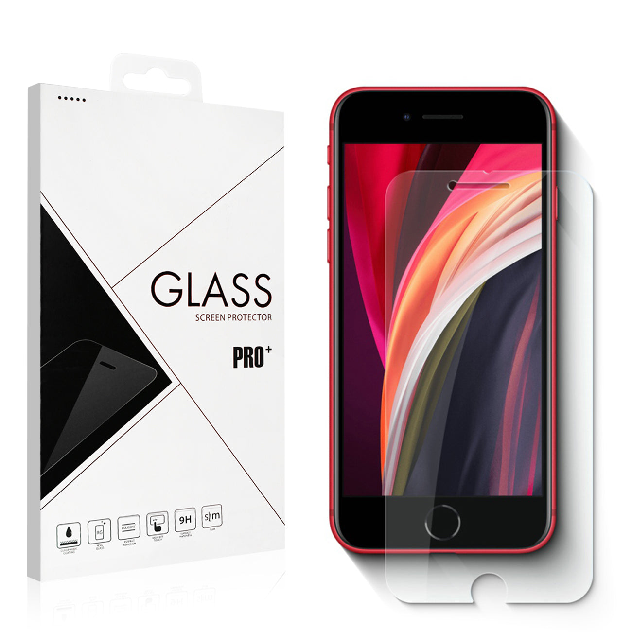 Reiko APPLE IPHONE 8 /SE2 2020/SE2 2022 2.5D Super Durable Glass